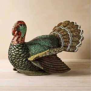 NWT John Derian Beaded Turkey